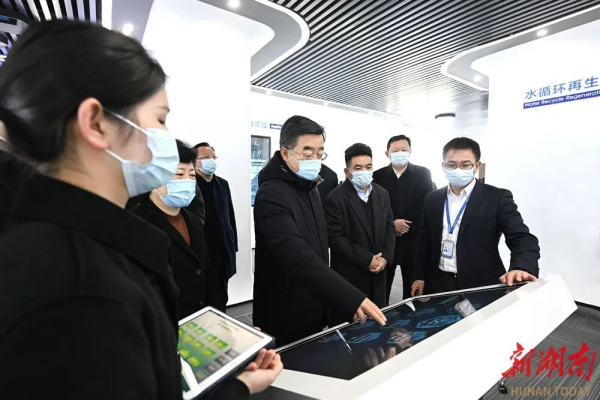 湖南省委書記張慶偉寄語中偉：加快發(fā)展、做強做大！