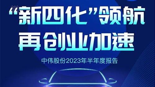 中偉股份2023半年報丨“新四化”領(lǐng) 航 再創(chuàng)業(yè)加速！
